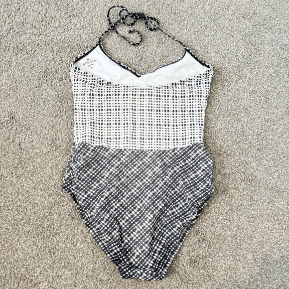 Athleta Vichy One Piece Halter Bathing Suit - Picture 10 of 11